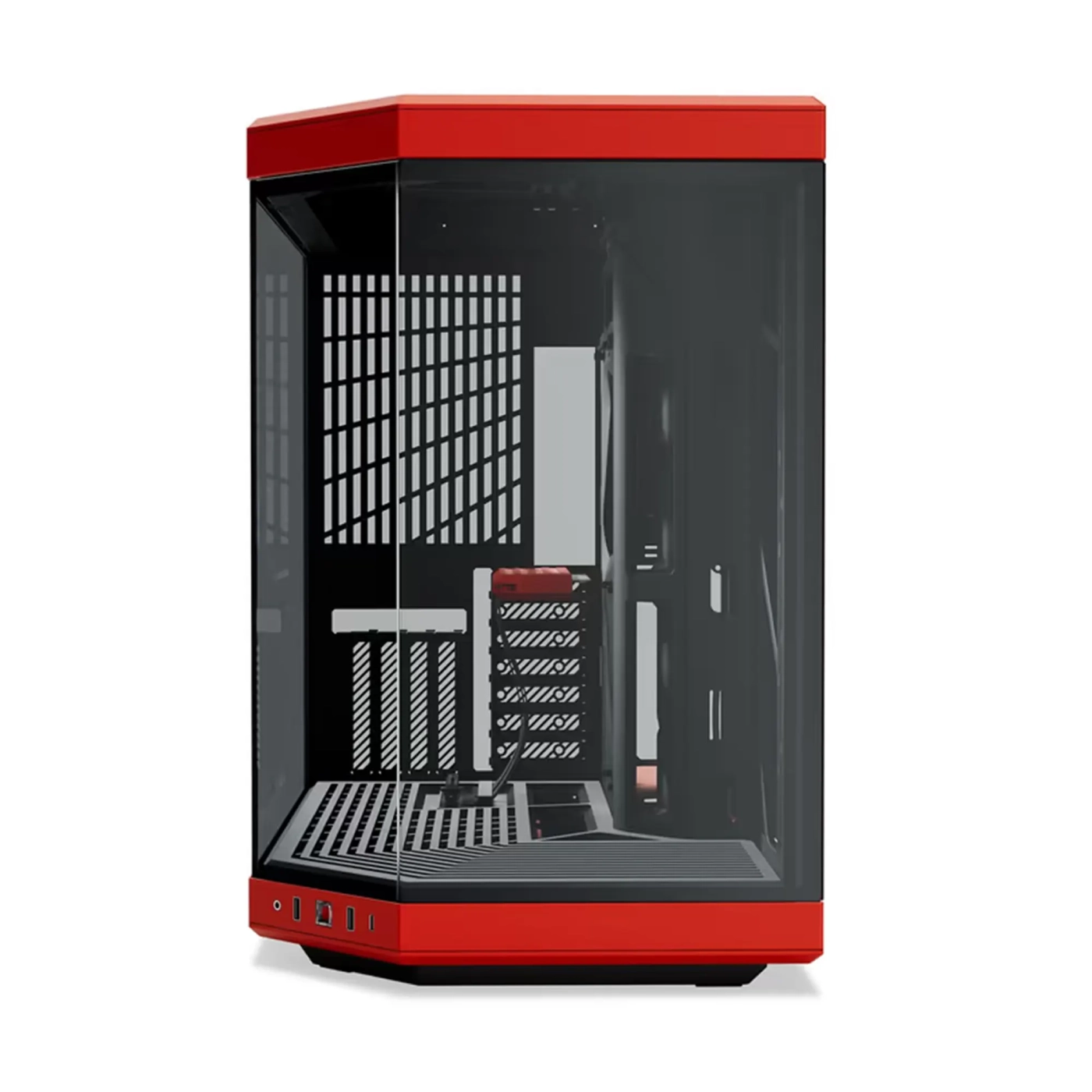 Купить Корпус Hyte Y70 Black-Red Mid-Tower E-ATX with PCIE 4.0 cable (CS-HYTE-Y70-BR) - фото 2