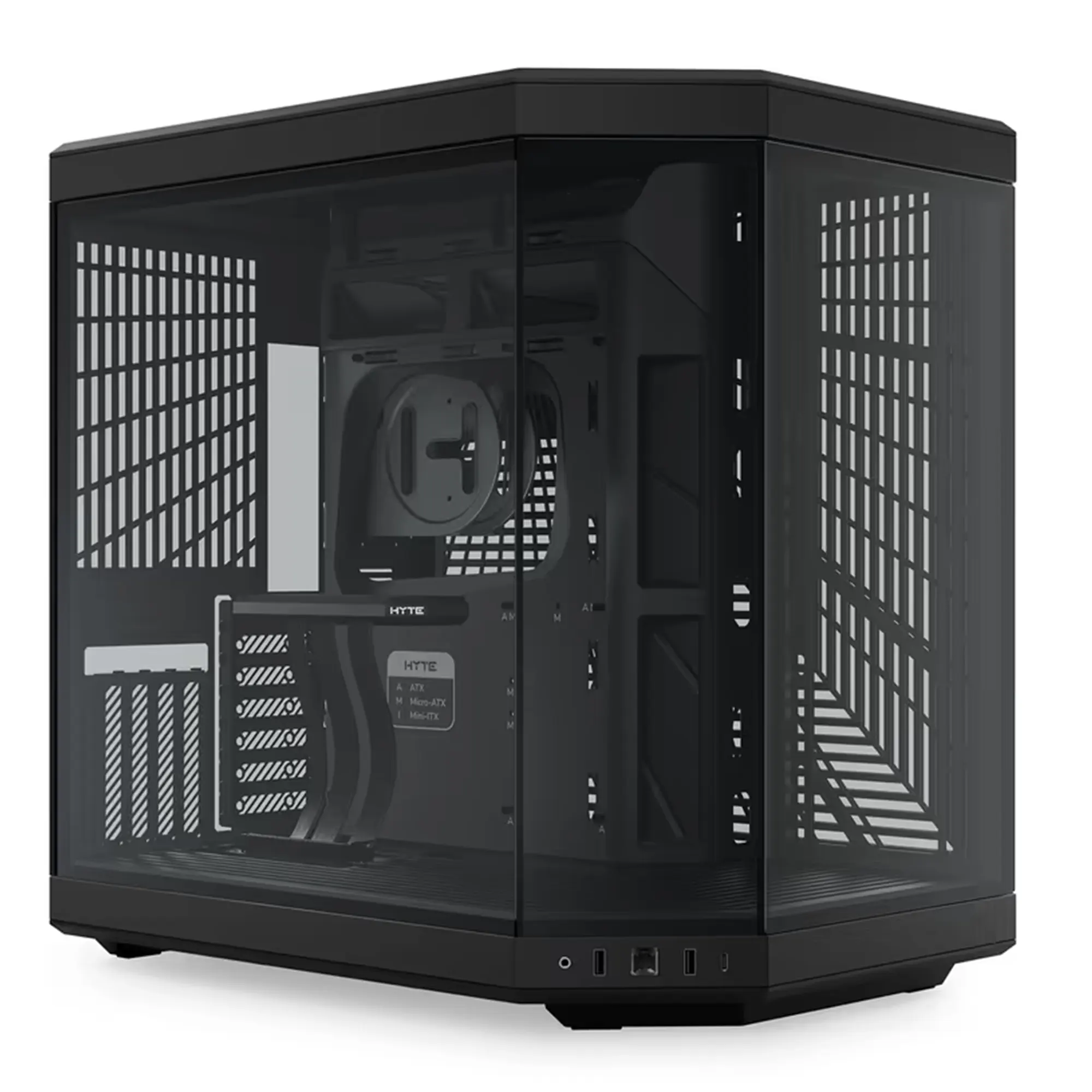 Купить Корпус Hyte Y70 Black Mid-Tower E-ATX with PCIE 4.0 cable (CS-HYTE-Y70-B) - фото 1