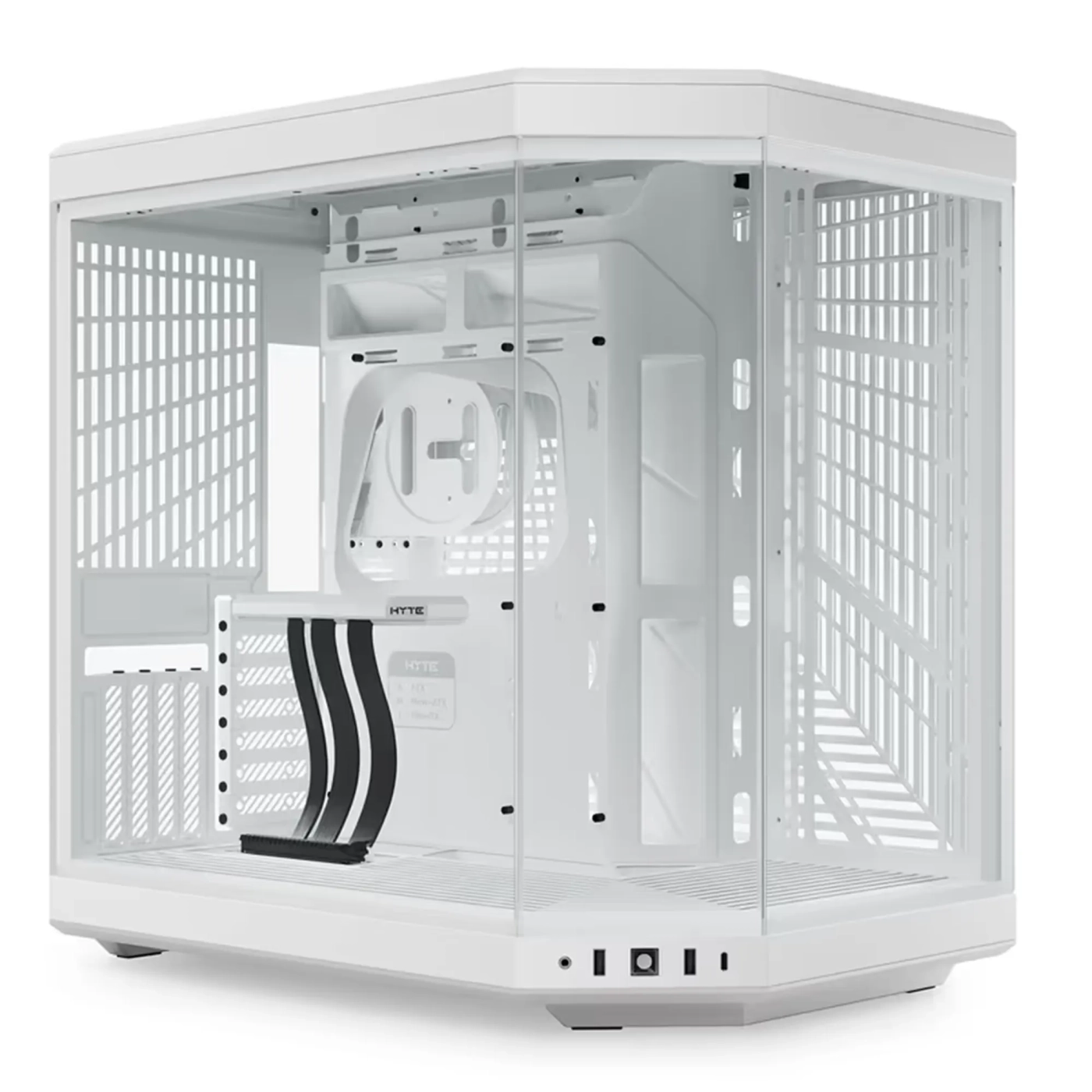 Купити Корпус Hyte Y70 Snow White Mid-Tower E-ATX with PCIE 4.0 cable (CS-HYTE-Y70-WW) - фото 1