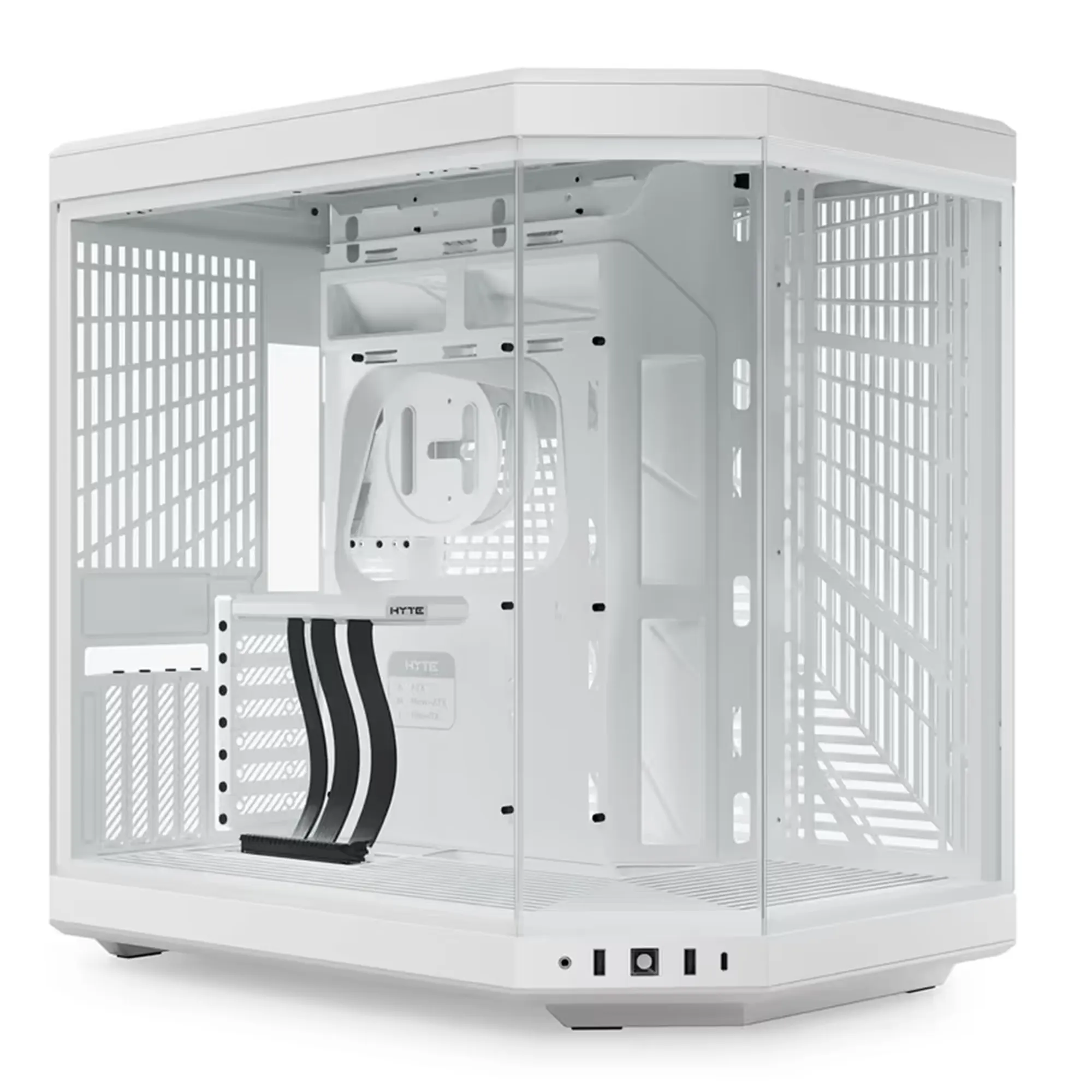 Купити Корпус Hyte Y70 Snow White Mid-Tower E-ATX with PCIE 4.0 cable (CS-HYTE-Y70-WW) - фото 1