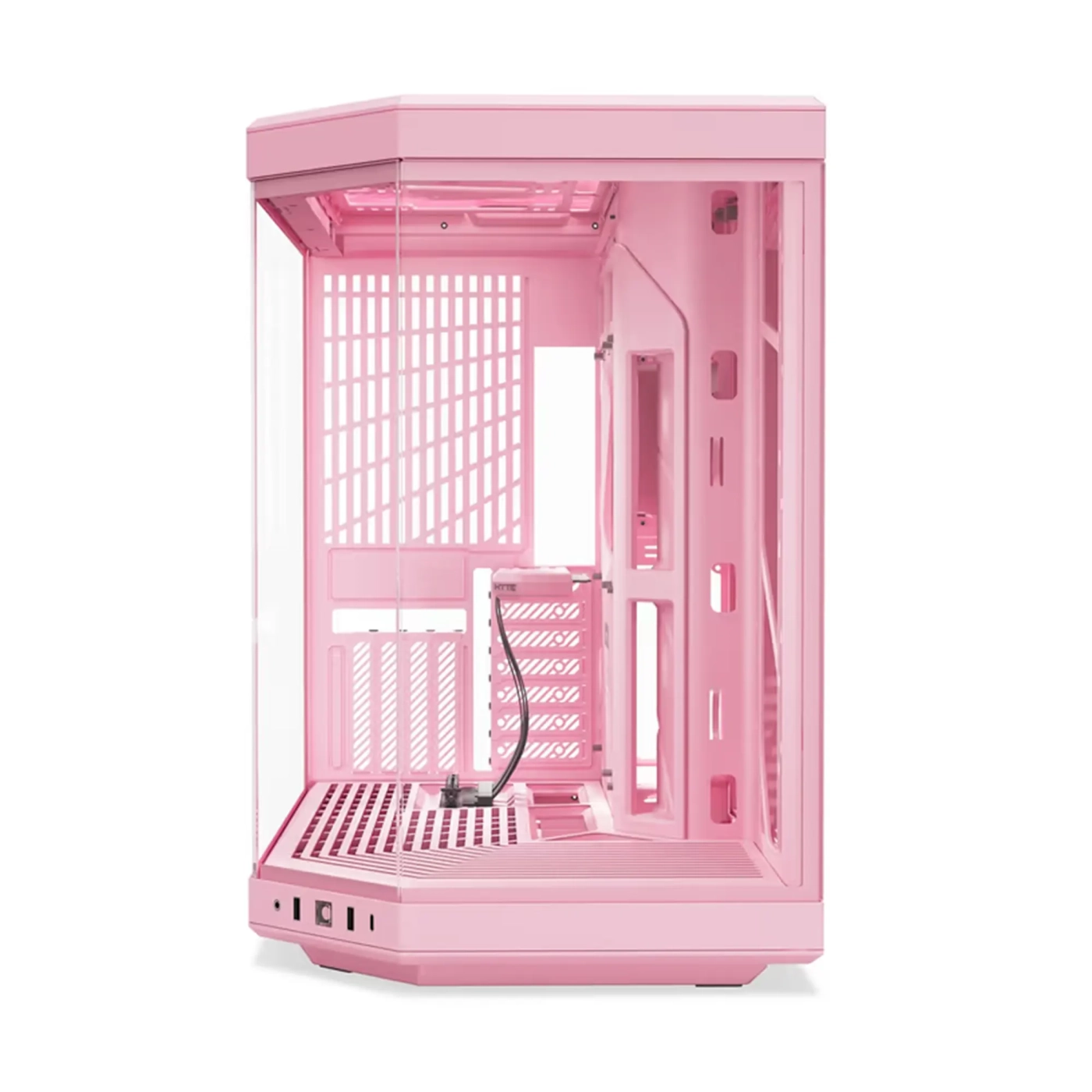 Купити Корпус Hyte Y70 Strawberry Milk Mid-Tower E-ATX with PCIE 4.0 cable (CS-HYTE-Y70-SM) - фото 2