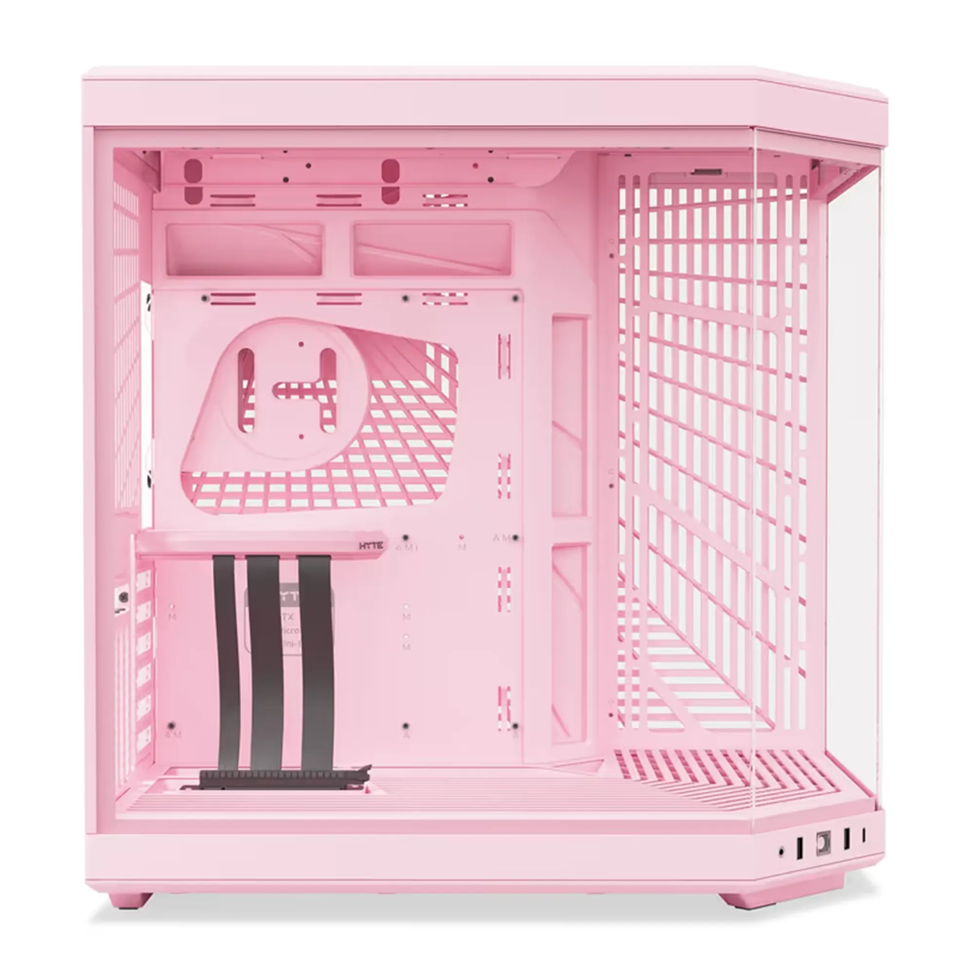 Купити Корпус Hyte Y70 Strawberry Milk Mid-Tower E-ATX with PCIE 4.0 cable (CS-HYTE-Y70-SM) - фото 3