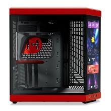 Купить Корпус Hyte Y70 Touch Infinite Black-Red Mid-Tower E-ATX with PCIE 4.0 cable (CS-HYTE-Y70TTI-RB) - фото 3