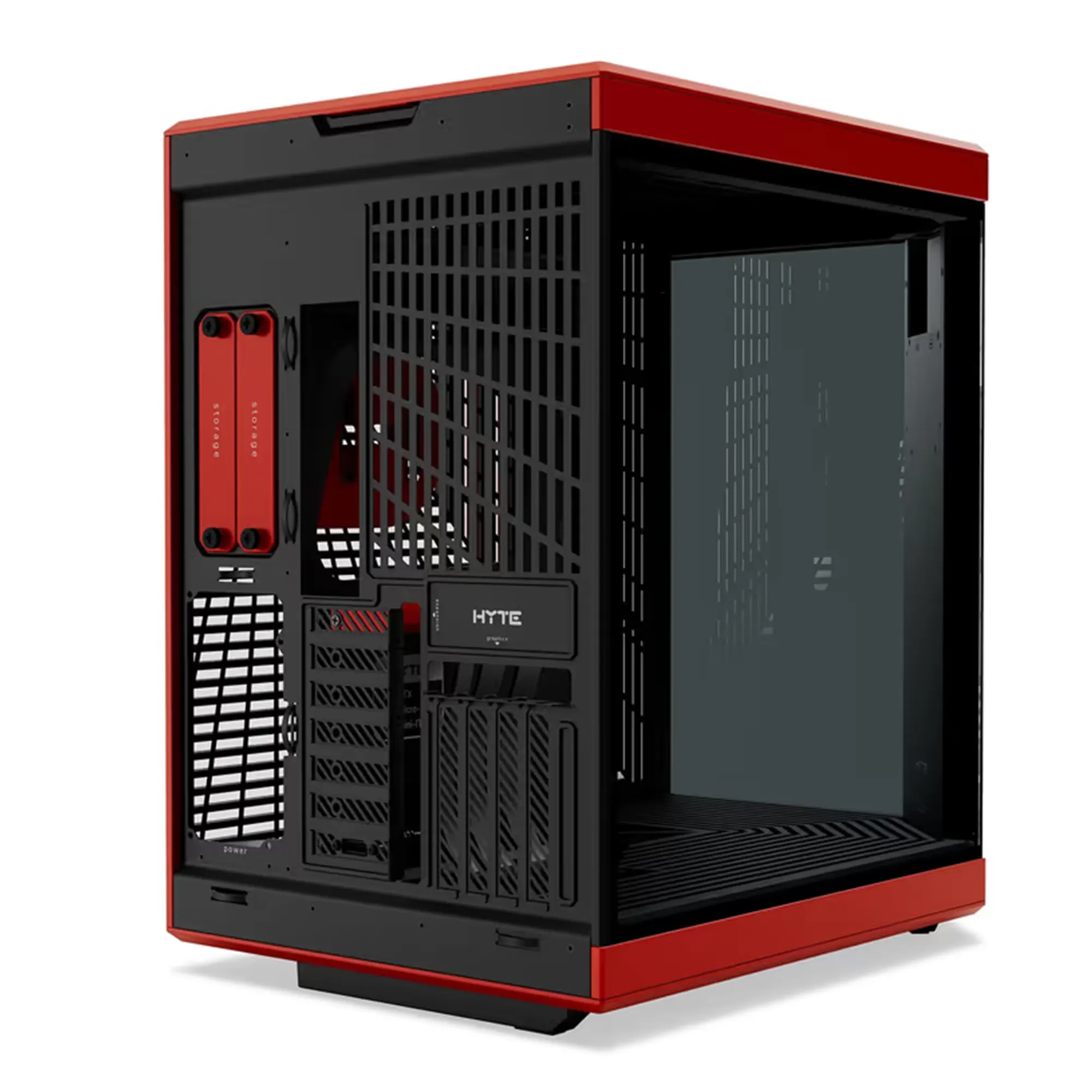 Купить Корпус Hyte Y70 Touch Infinite Black-Red Mid-Tower E-ATX with PCIE 4.0 cable (CS-HYTE-Y70TTI-RB) - фото 6