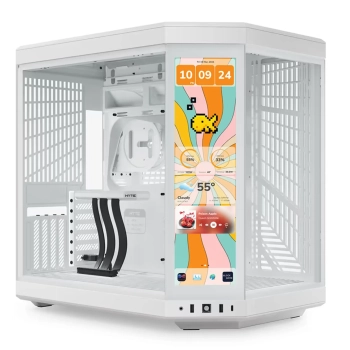 Купити Корпус Hyte Y70 Touch Infinite Snow White Mid-Tower E-ATX with PCIE 4.0 cable (CS-HYTE-Y70TTI-WW) - фото 1