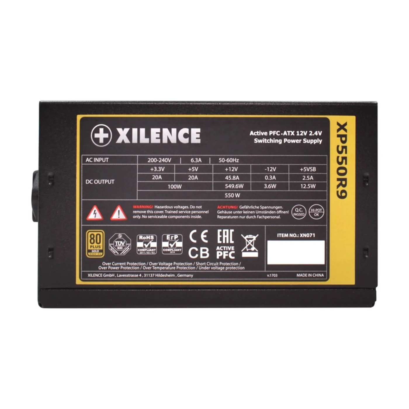 Купить Блок питания Xilence XP550R9 Performance X 550W 80+ Gold - фото 4