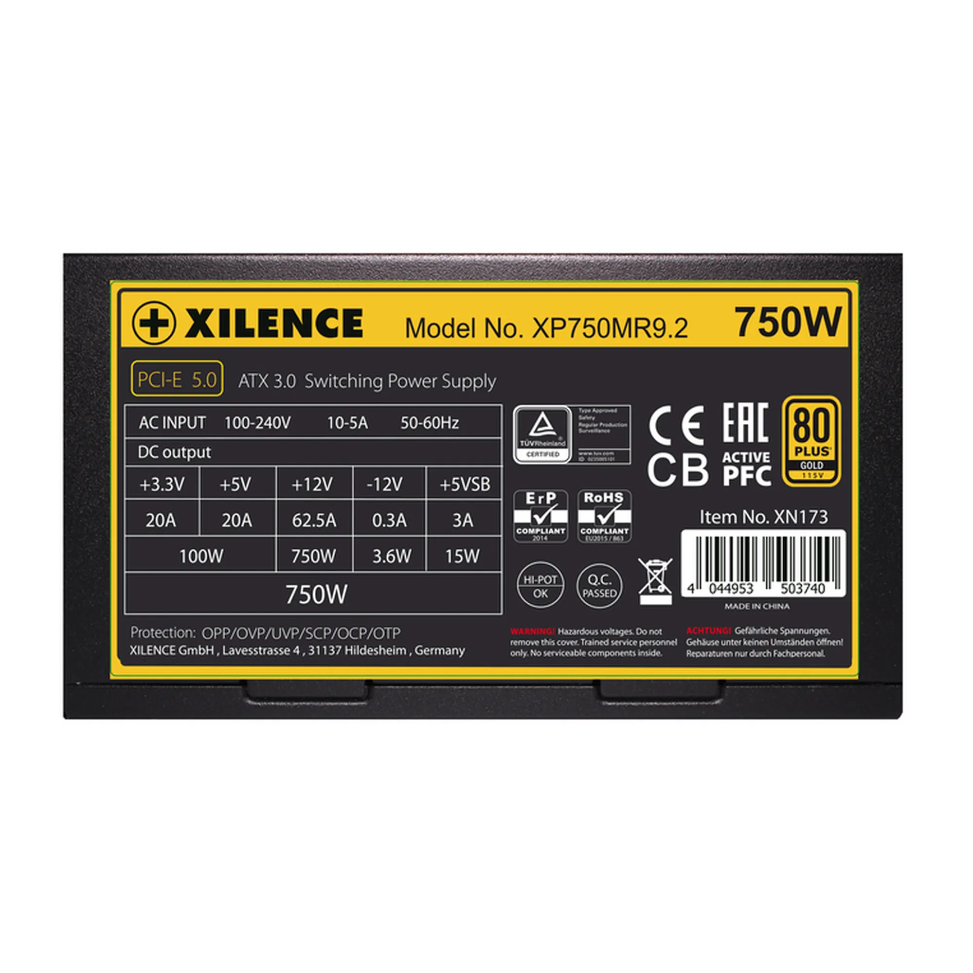 Купить Блок питания Xilence XP750MR9.2 Performance X+ 750W ATX 3.0 80+ Gold - фото 4