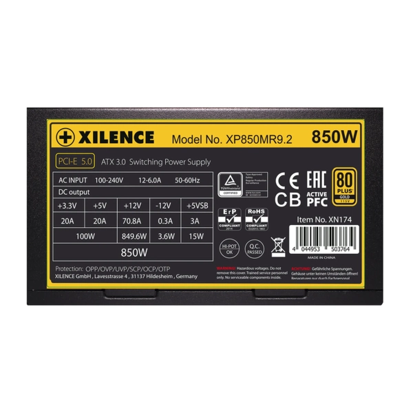 Купить Блок питания Xilence XP850MR9.2 Performance X+ 850W ATX 3.0 80+ Gold - фото 4