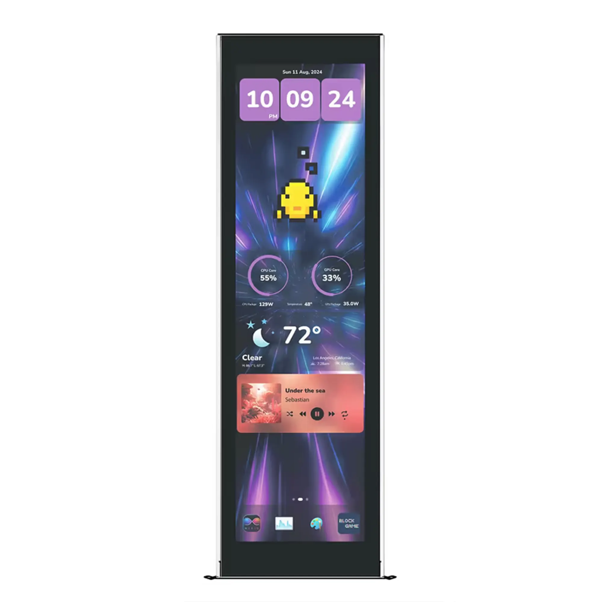 Купити Дисплей Hyte Y70 touch infinite Display Upgrade Black kit (ACC-HYTE-LK-Y7TTI-BB) - фото 2