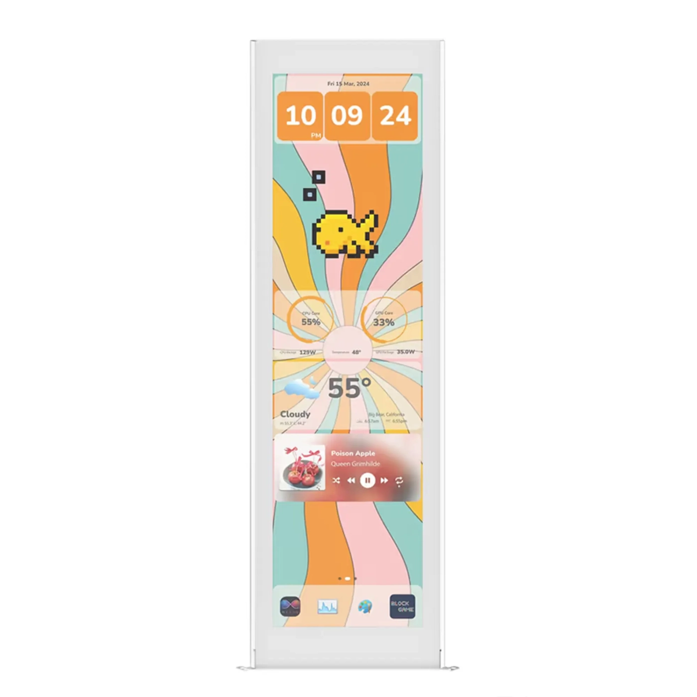 Купити Дисплей Hyte Y70 touch infinite Display Upgrade White kit (ACC-HYTE-LK-Y7TTI-WW) - фото 1