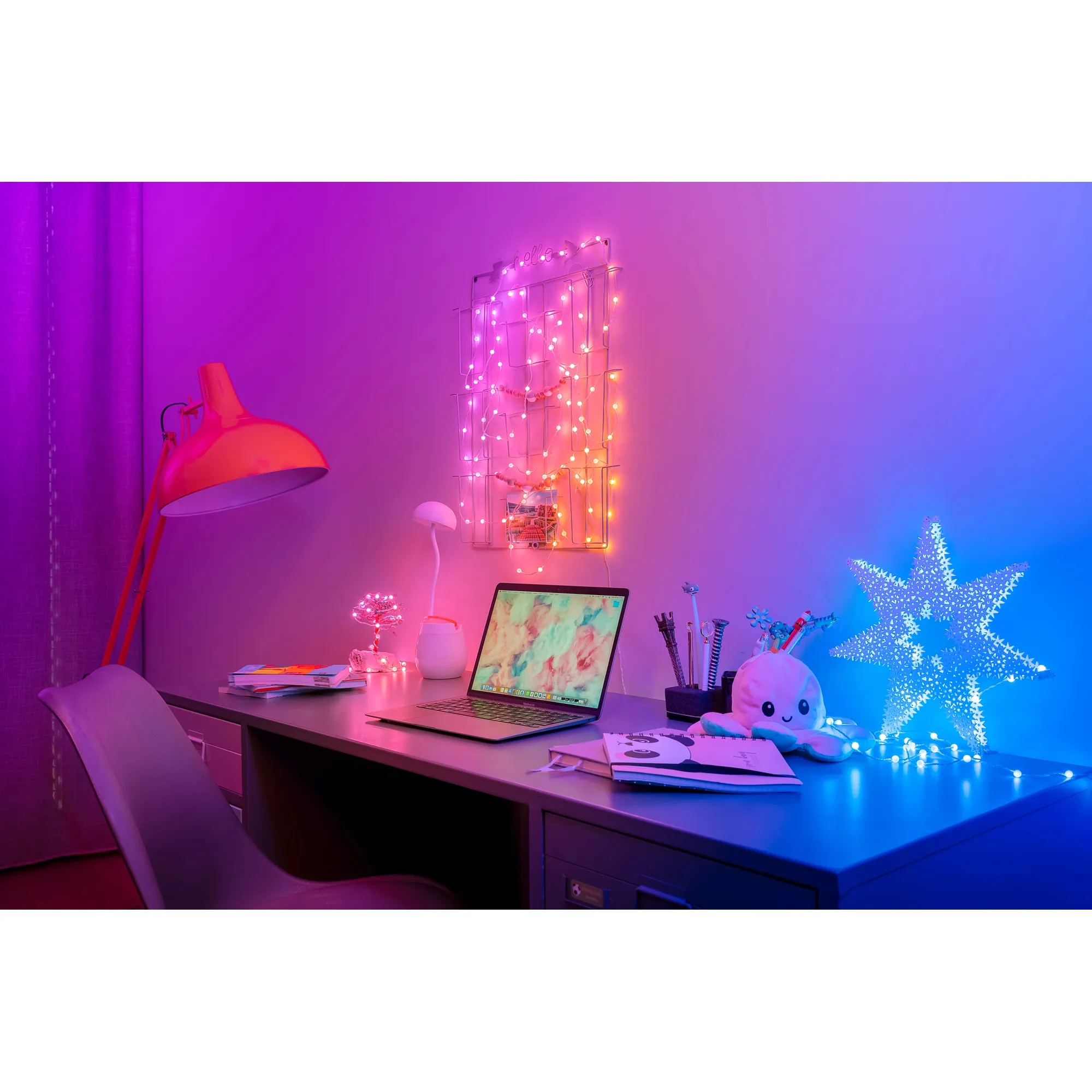Купить Умная LED гирлянда Twinkly Candies Pearls RGB 100LED 6m Clear (TWKP100RGB-T) - фото 4