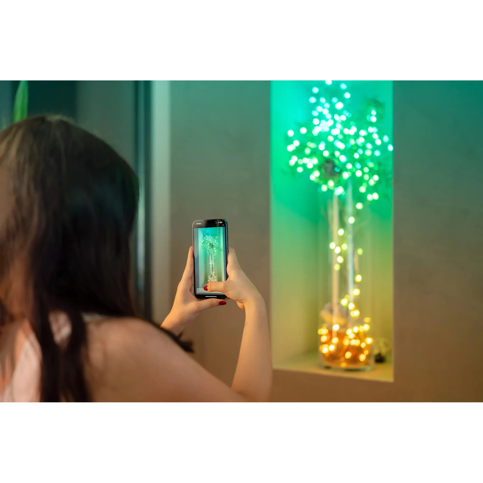 Купить Умная LED гирлянда Twinkly Candies Pearls RGB 100LED 6m Clear (TWKP100RGB-T) - фото 10