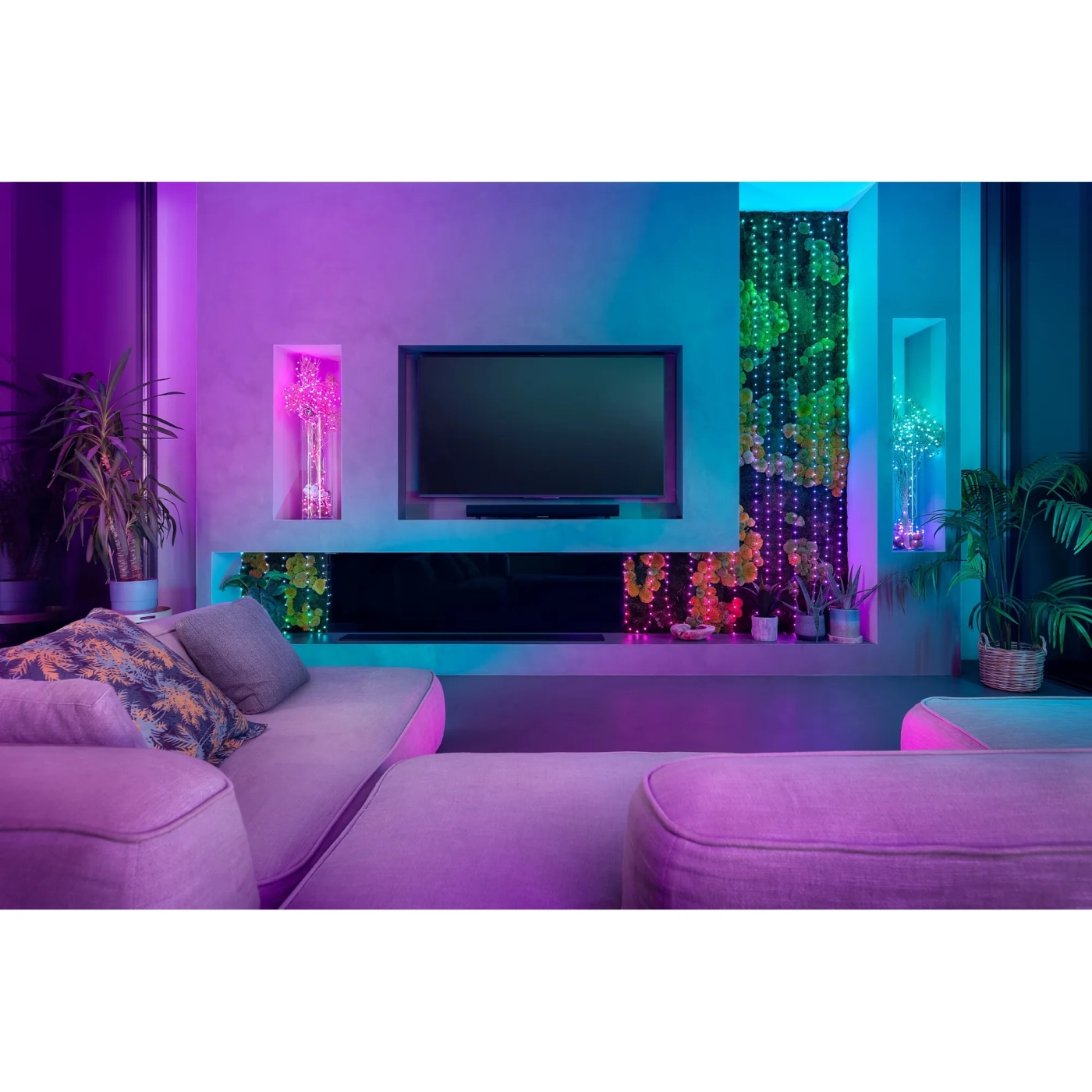 Купить Умная LED гирлянда Twinkly Candies Pearls RGB 100LED 6m Green (TWKP100RGB-G) - фото 5