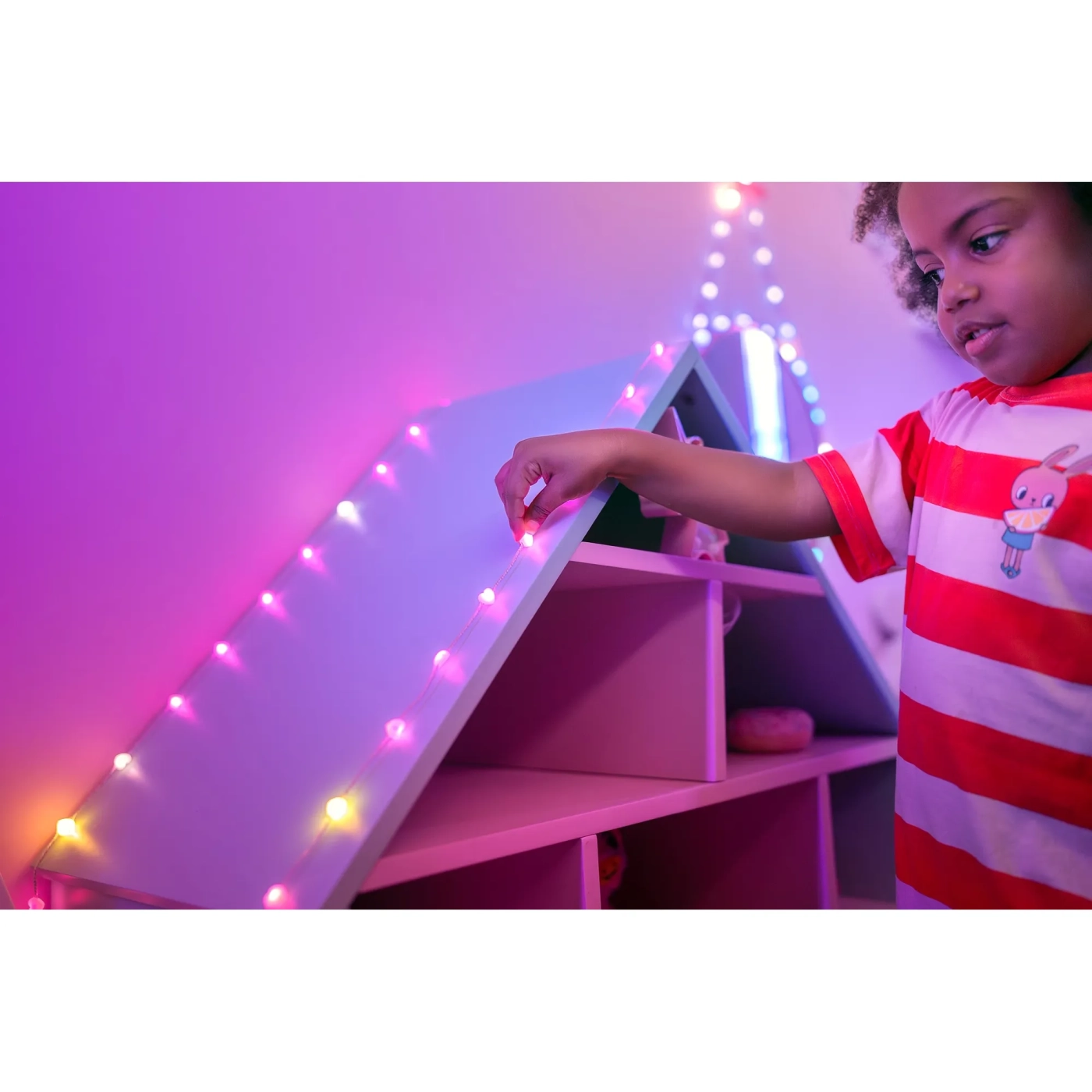 Купить Умная LED гирлянда Twinkly Candies Heart RGB 200LED 12m Green (TWKH200RGB-G) - фото 8