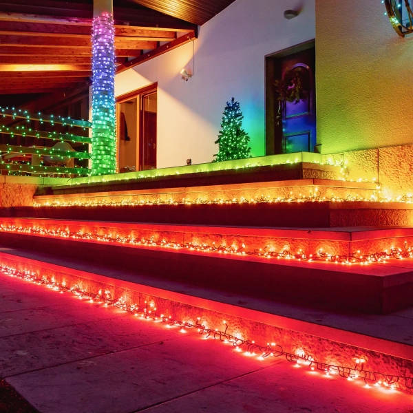 Купить Умная LED гирлянда Twinkly Cluster RGB 400LED 6m Black (TWC400STP-BEU) - фото 9