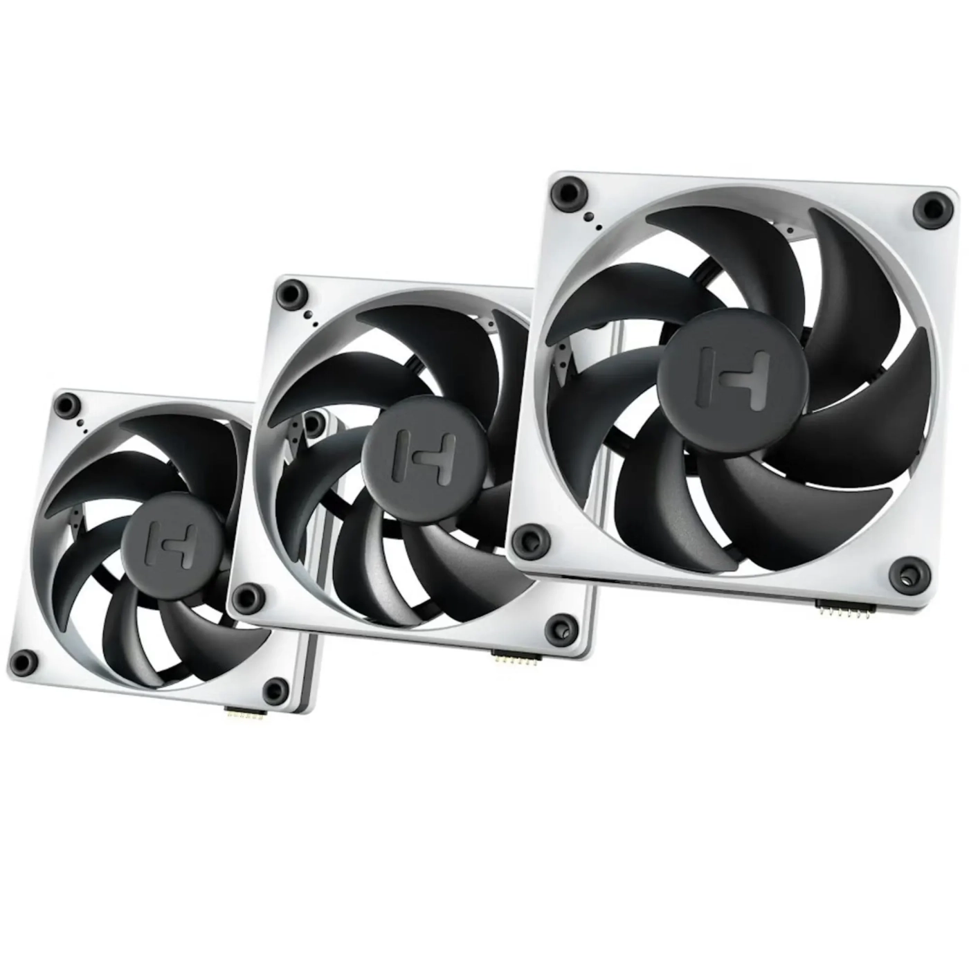 Купить Вентилятор Hyte THICC FP12 Fan 3 Pack with controller NP50 (FAN-HYTE-FP12-BW-3NP) - фото 1