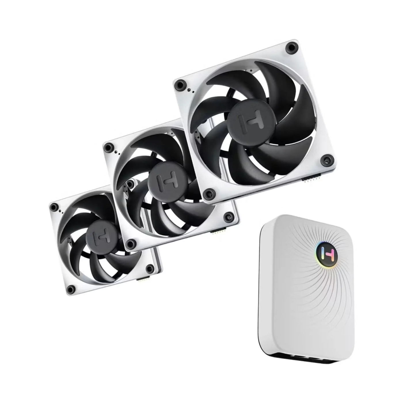 Купить Вентилятор Hyte THICC FP12 Fan 3 Pack with controller NP50 (FAN-HYTE-FP12-BW-3NP) - фото 7