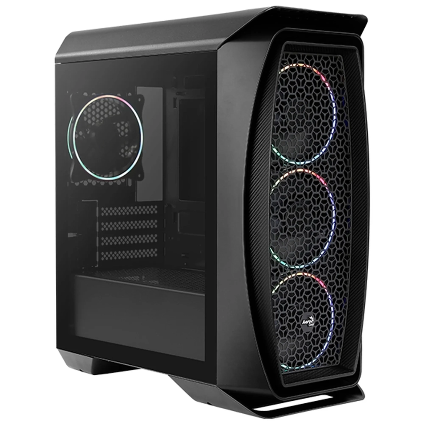 Купить Корпус AeroCool Aero One Mini Eclipse-G-BK-v1 (ACCS-PB18143.11) Black - фото 1