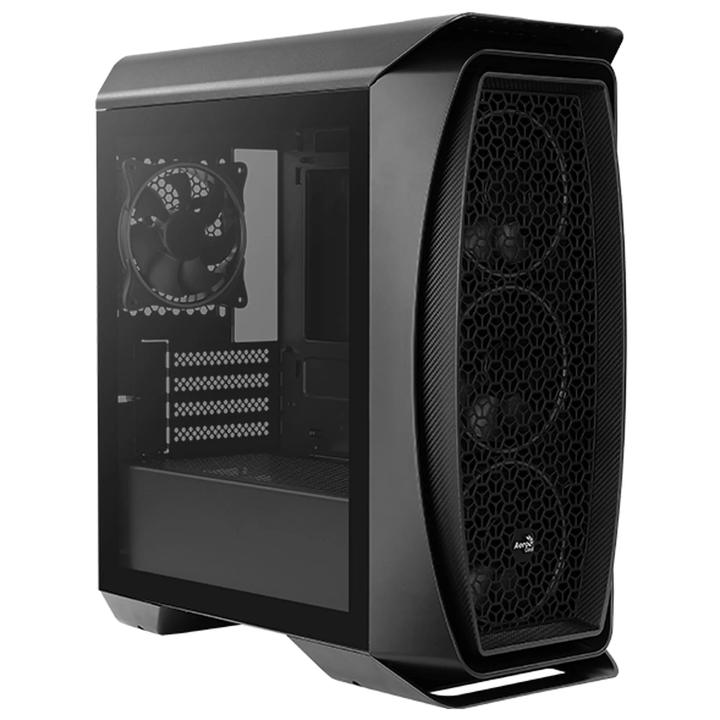 Купить Корпус AeroCool Aero One Mini Eclipse-G-BK-v1 (ACCS-PB18143.11) Black - фото 2