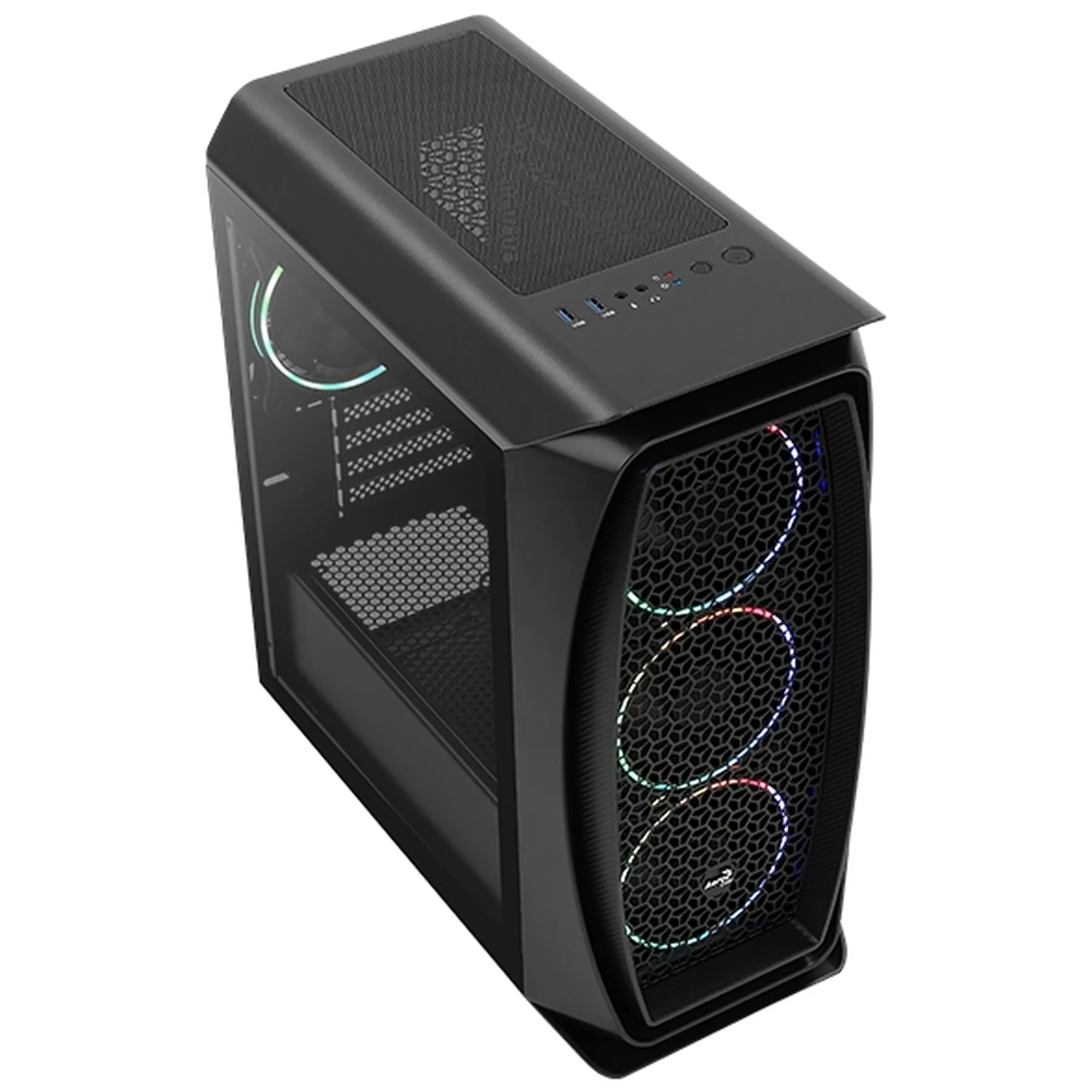Купить Корпус AeroCool Aero One Mini Eclipse-G-BK-v1 (ACCS-PB18143.11) Black - фото 10
