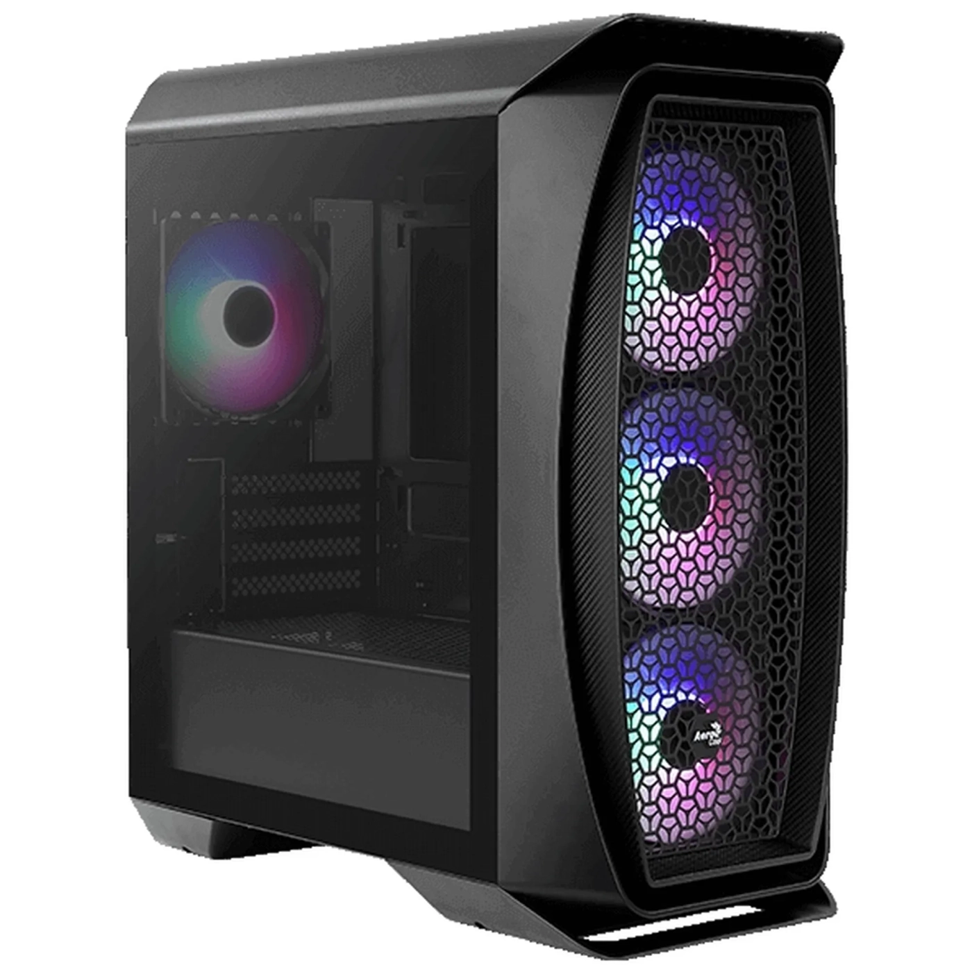 Купить Корпус AeroCool Aero One Mini Frost-G-BK-v1 (ACCS-PB18043.11) Black - фото 3