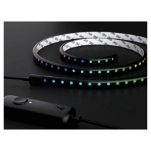 Купить Умная LED Twinkly Line RGB, подсветка плюс 1,5м, Gen II, IP20, черный кабель (TWL100ADP-B) - фото 2