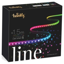 Купить Умная LED Twinkly Line RGB, подсветка плюс 1,5м, Gen II, IP20, черный кабель (TWL100ADP-B) - фото 5