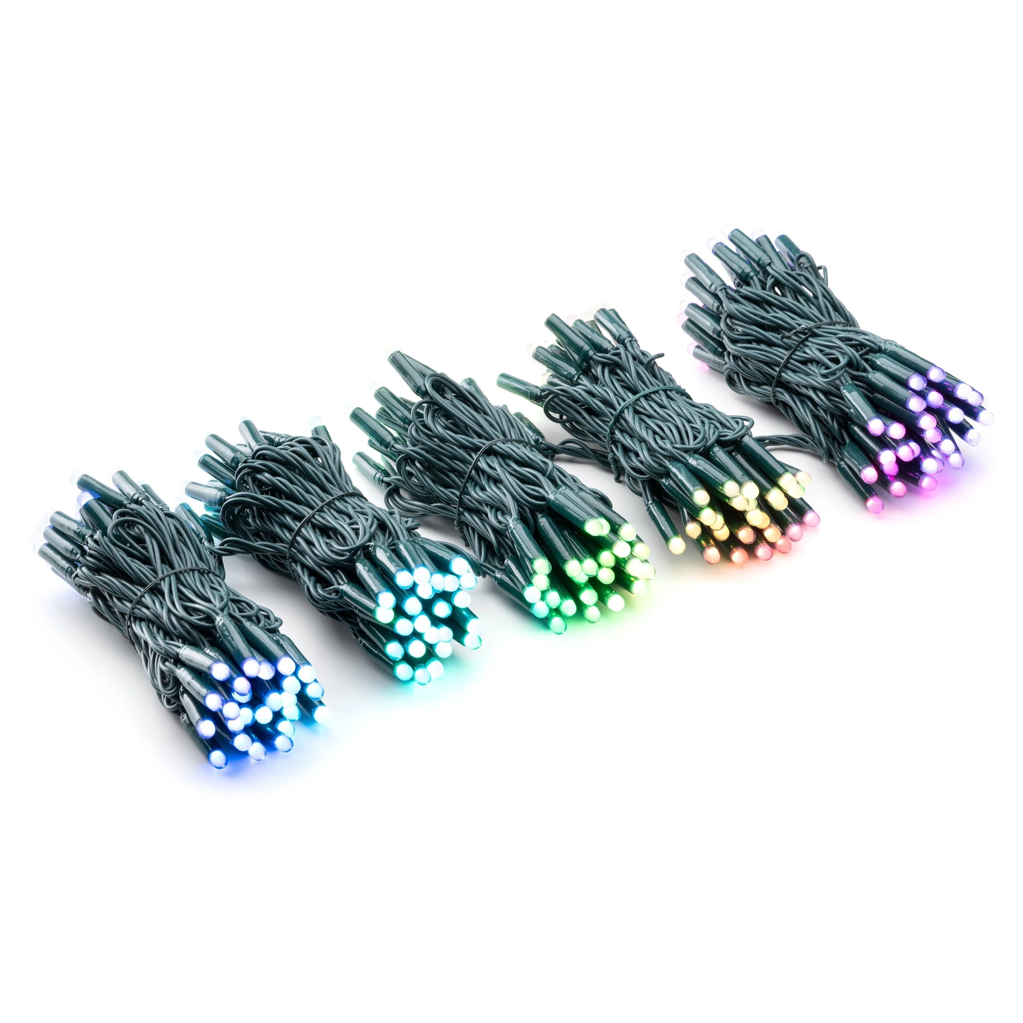 Купить Умная LED Гирлянда Twinkly Pro Curtain RGB 250, AWG22, IP65, зеленый (TWP-CU-CA-05X50STP-G) - фото 1