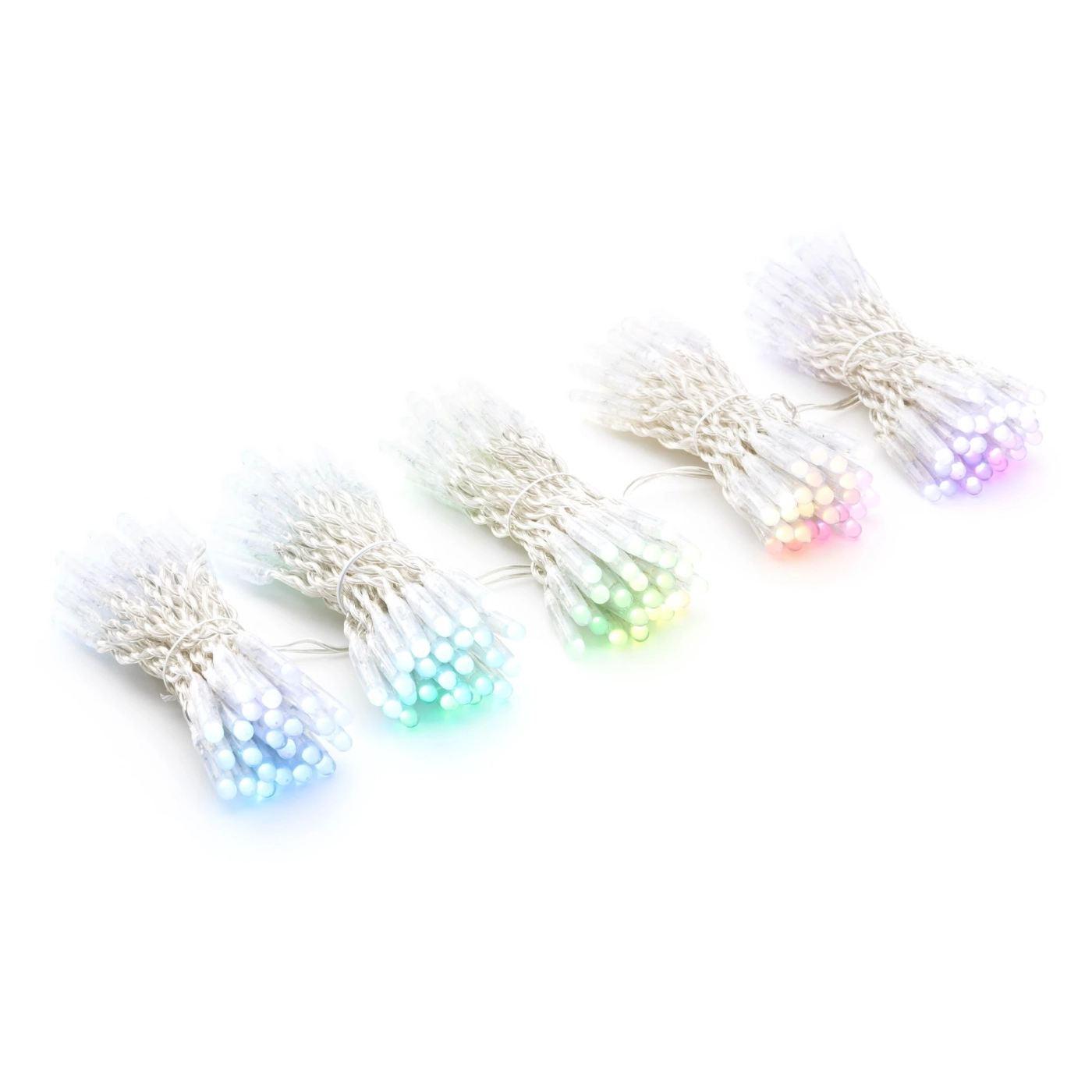 Купить Умная LED Гирлянда Twinkly Pro Curtain RGB 250, AWG22, IP65, прозрачный (TWP-CU-CA-05X50STP-T) - фото 1
