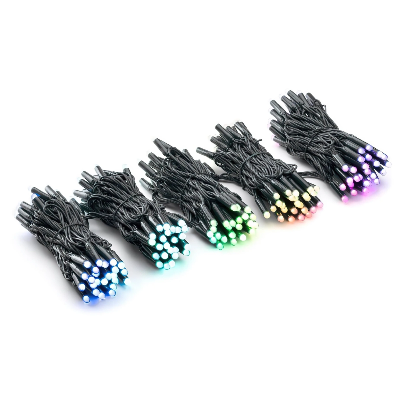 Купить Умная LED Гирлянда Twinkly Pro Curtain RGB 250, AWG22, IP65, черный (TWP-CU-CA-05X50STP-B) - фото 1
