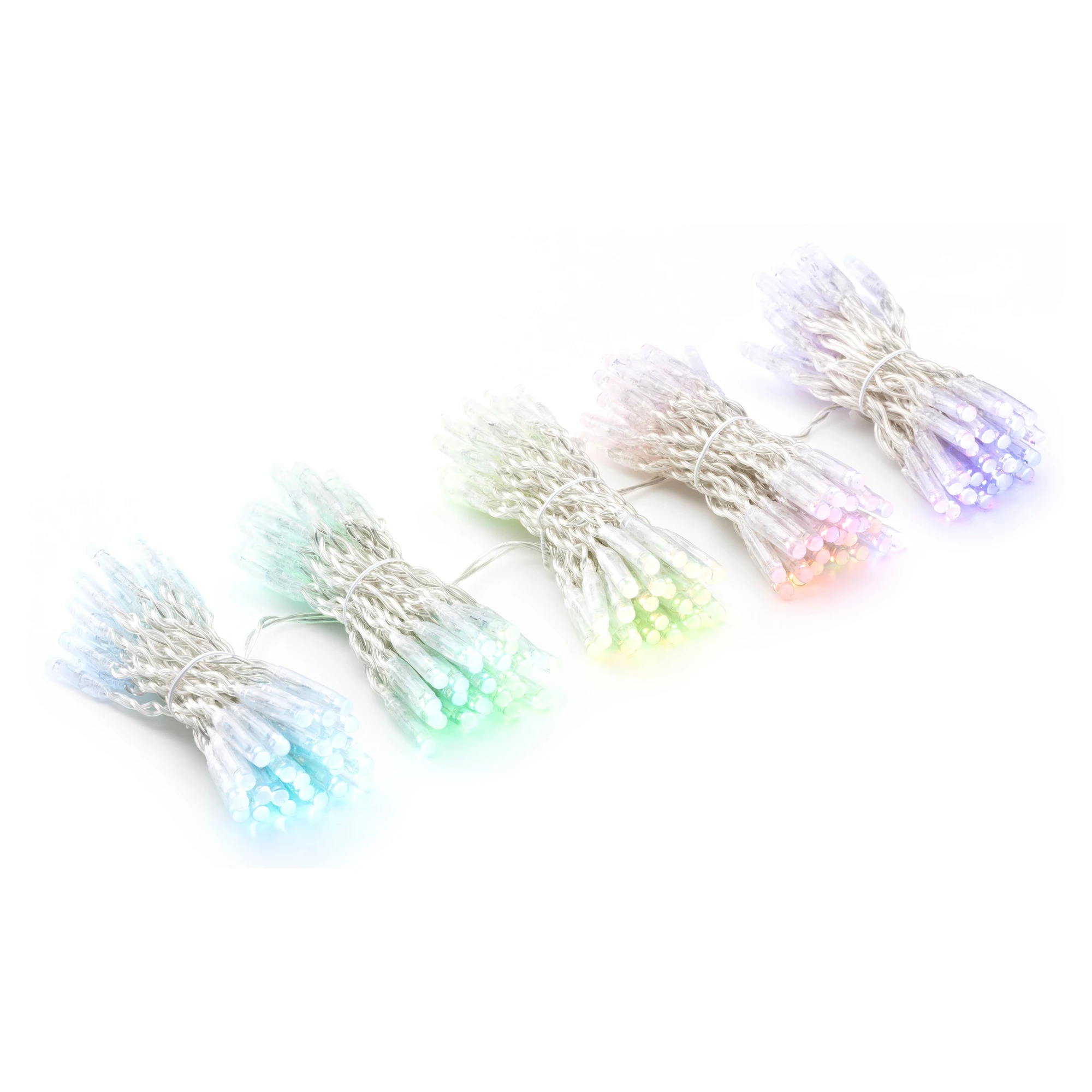 Купить Умная LED Гирлянда Twinkly Pro Icicle AWW 250, AWG22, IP65, прозрачный (TW-PLC-I-CA-250GOP-T) - фото 1