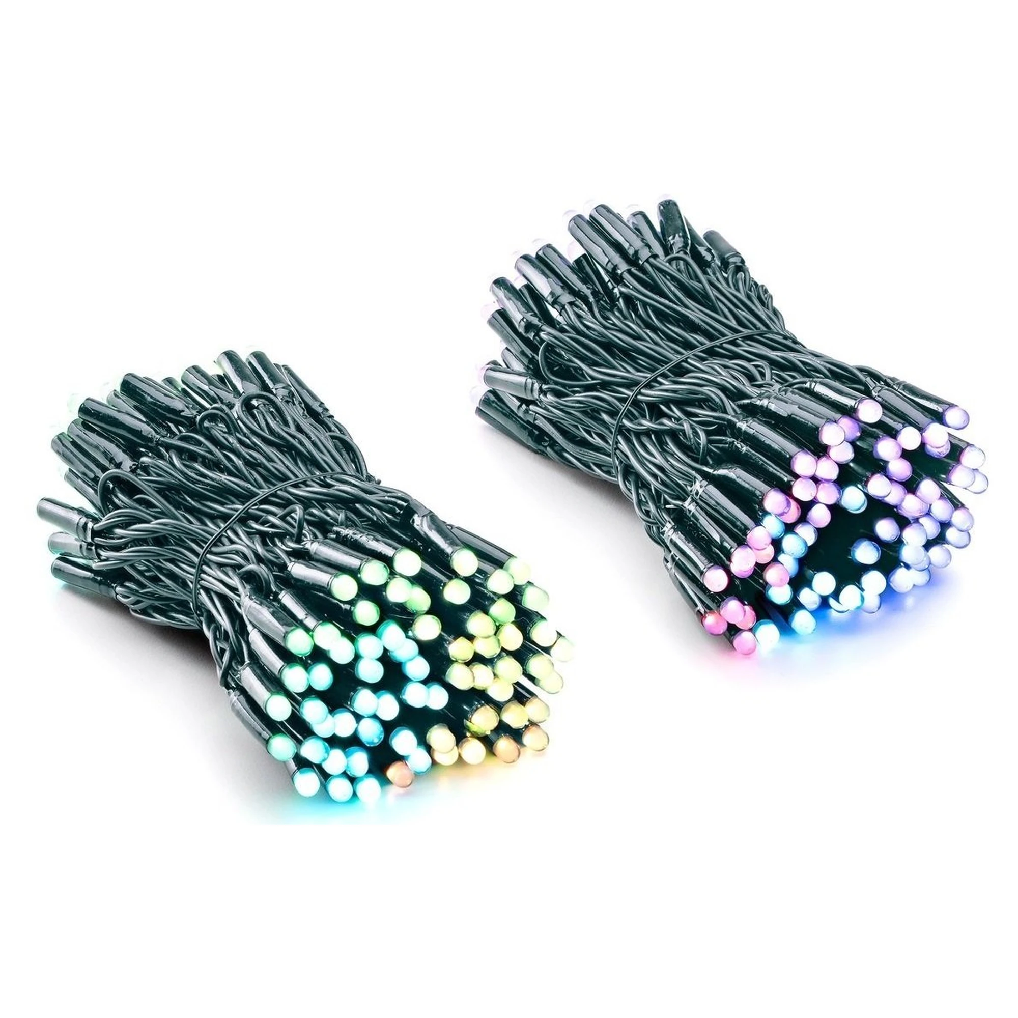 Купить Умная LED Гирлянда Twinkly Pro Strings AWW 250, одна линия, IP65, AWG22 PVC Rubber зеленый (TW-PLC-S-CA-1X250GOP-GR) - фото 1