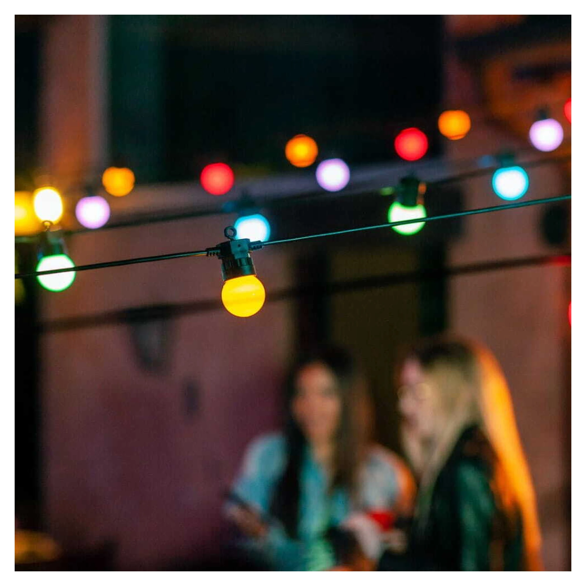 Купити Розумна LED Гірлянда Twinkly Pro Strings RGB 20, G45 лампи, IP65, AWG22 PVC, чорний (TW-PLC-G45-FR-20-STP-B) - фото 2