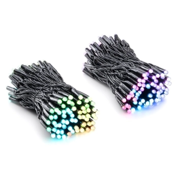 Купить Умная LED Гирлянда Twinkly Pro Strings RGBW 250, одинарная линия, AWG22, IP65, черный (TWP-S-CA-1X250SPP-B) - фото 1