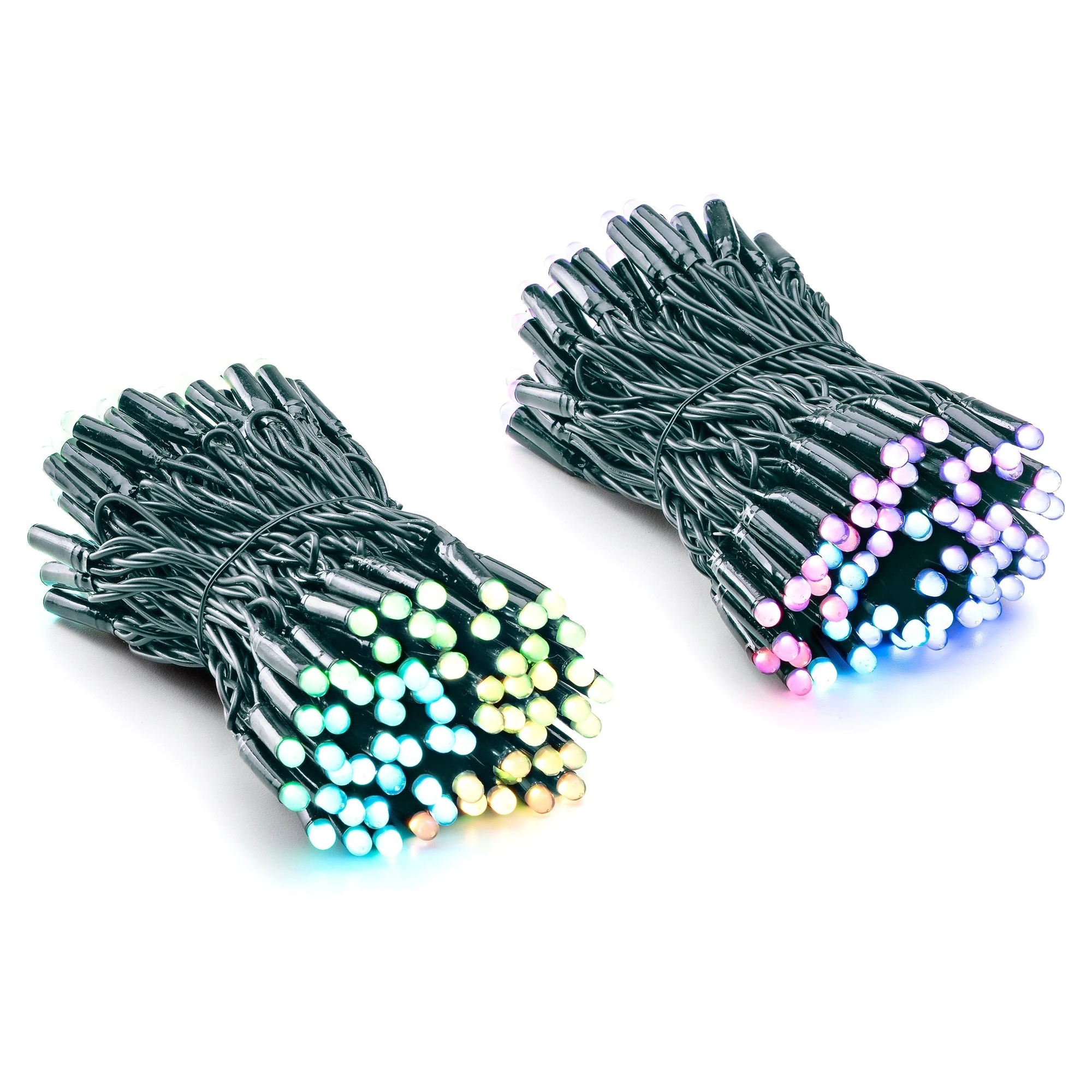 Купить Умная LED Гирлянда Twinkly Pro Strings RGBW 250, двойная линия, AWG22, IP65, зеленый (TWP-S-CA-2X125SPP-G) - фото 1