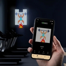 Купить Панель Smart LED Twinkly Squares 1 Starter + 5 Extension RGB IP20 16x16см кабель белый (TWQ064STW-07-BEU) - фото 4