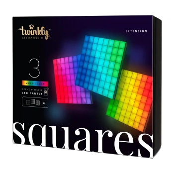 Купить Панель Smart LED Twinkly Squares 1 Starter RGB IP20 16х16см USB-C (TWQ064STW-01-BUSB) - фото 1
