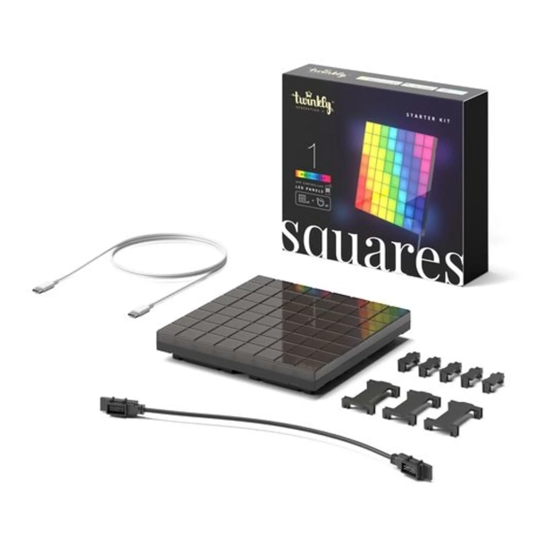 Купить Панель Smart LED Twinkly Squares 1 Starter RGB IP20 16х16см USB-C (TWQ064STW-01-BUSB) - фото 2