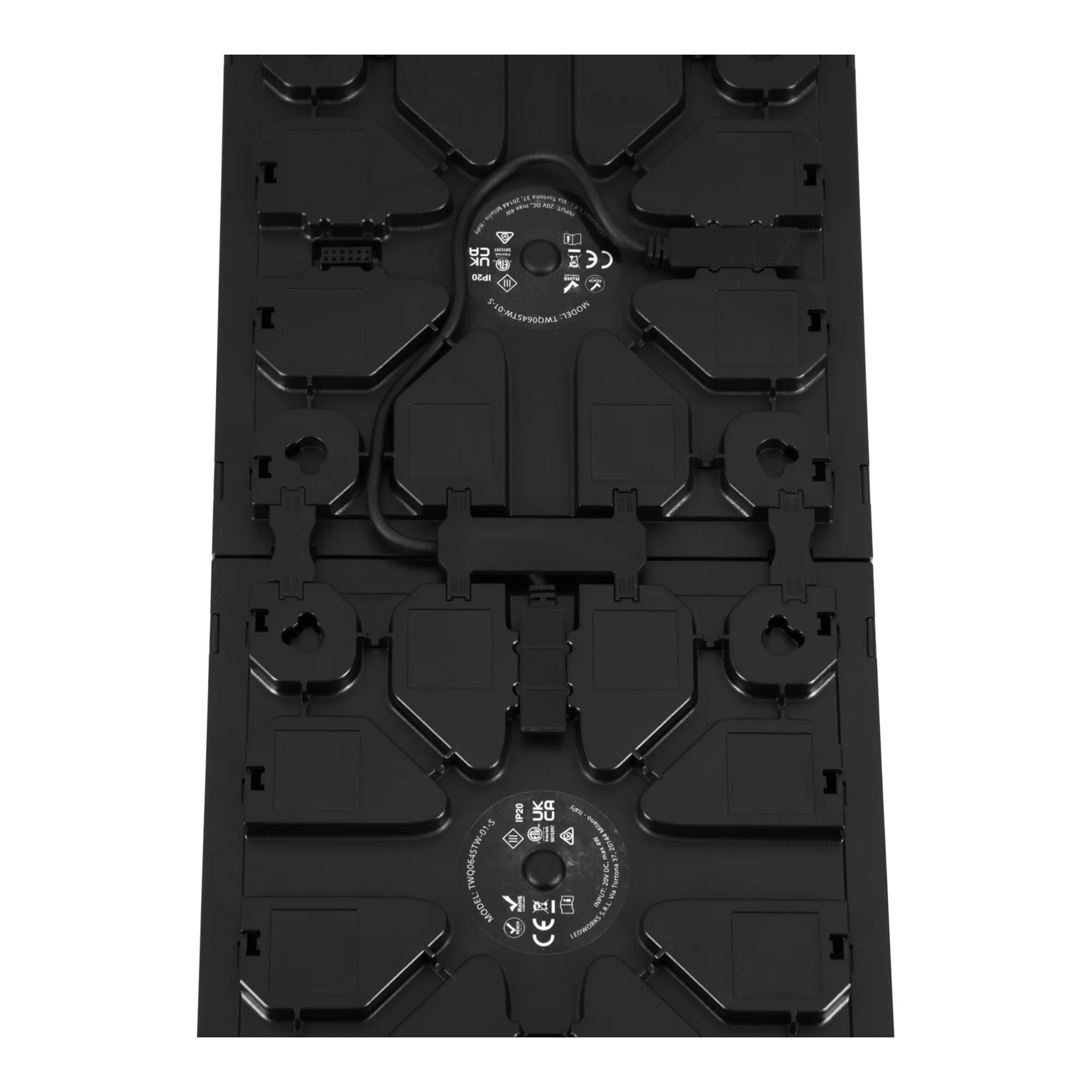 Купить Панель Smart LED Twinkly Squares 3 Extension RGB IP20 16x16см расширение до TWQ064STW-07-BEU (TWQ064STW-03-BAD) - фото 4