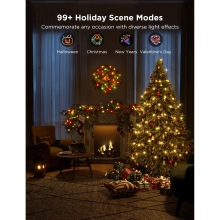 Купить Умная LED гирлянда Govee H70C2 Christmas Light RGB 20m Clear Wire (H70C23D1) - фото 2