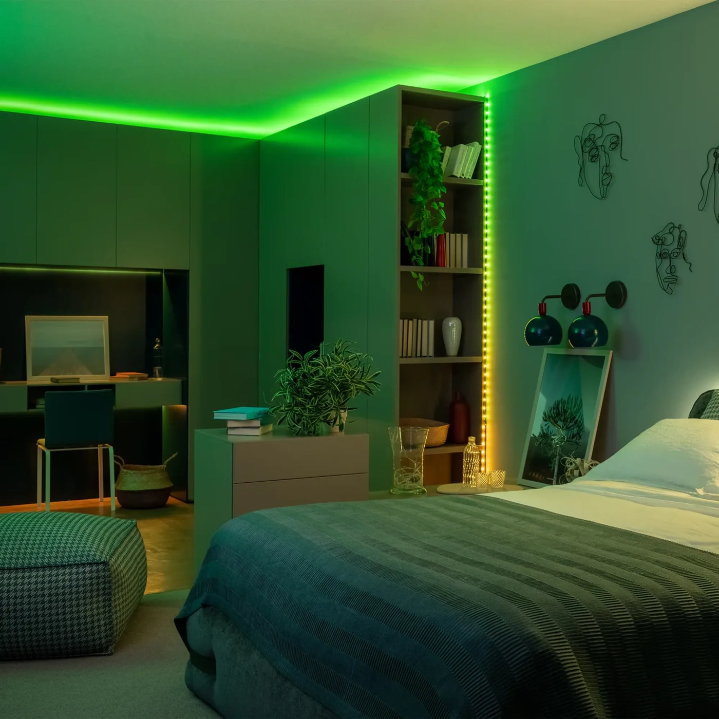 Купить Умная LED гирлянда Twinkly Dots Lights RGB 200LED 10m Black (TWD200STP-BEU) - фото 4