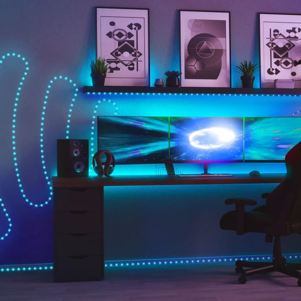 Купить Умная LED гирлянда Twinkly Dots Lights RGB 400LED 20m Black (TWD400STP-BEU) - фото 8