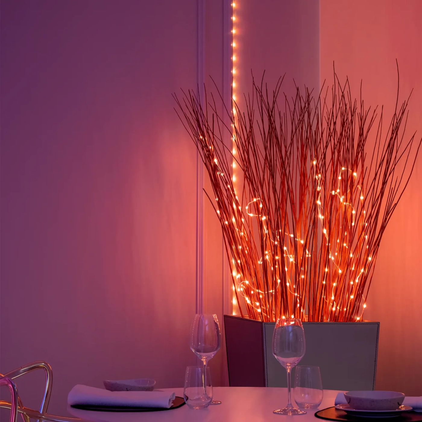 Купити Розумна LED гірлянда Twinkly Dots Lights RGB 400LED 20m Clear (TWD400STP-TEU) - фото 5