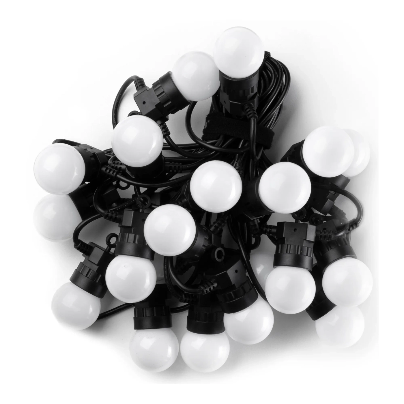 Купити Розумна LED гірлянда Twinkly Festoon RGB 20LED G45 10m Black (TWF020STP-BEU) - фото 6