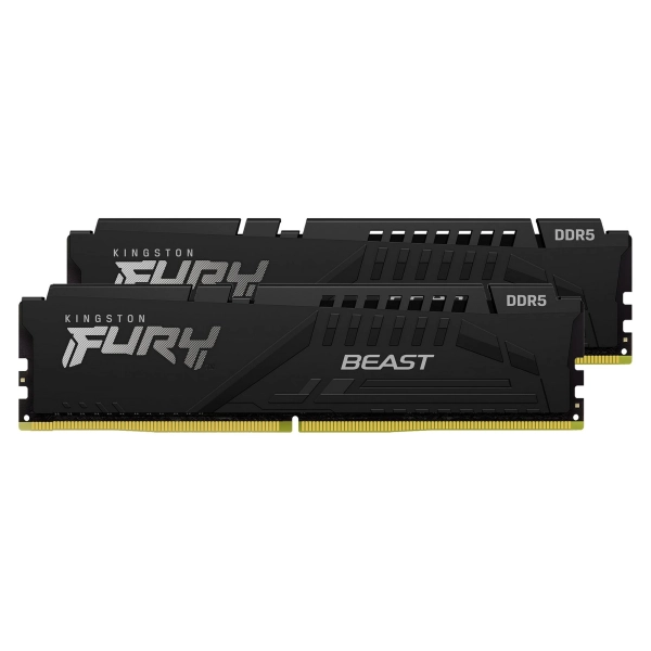 Купить Модуль памяти Kingston FURY Beast Black DDR5-6800 32GB (2x16GB) (KF568C34BBK2-32) - фото 2