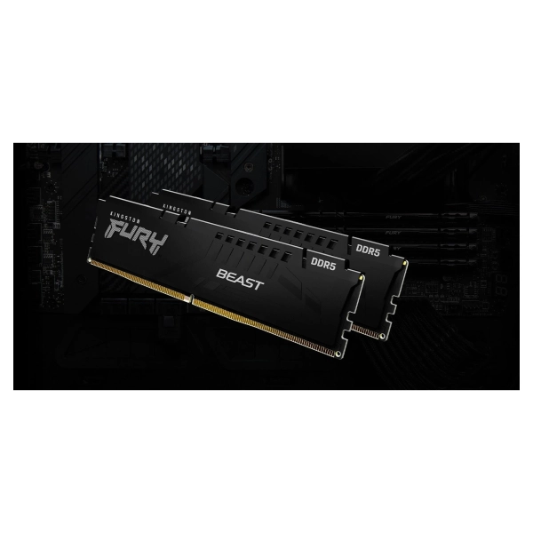 Купить Модуль памяти Kingston FURY Beast Black DDR5-6800 32GB (2x16GB) (KF568C34BBK2-32) - фото 4