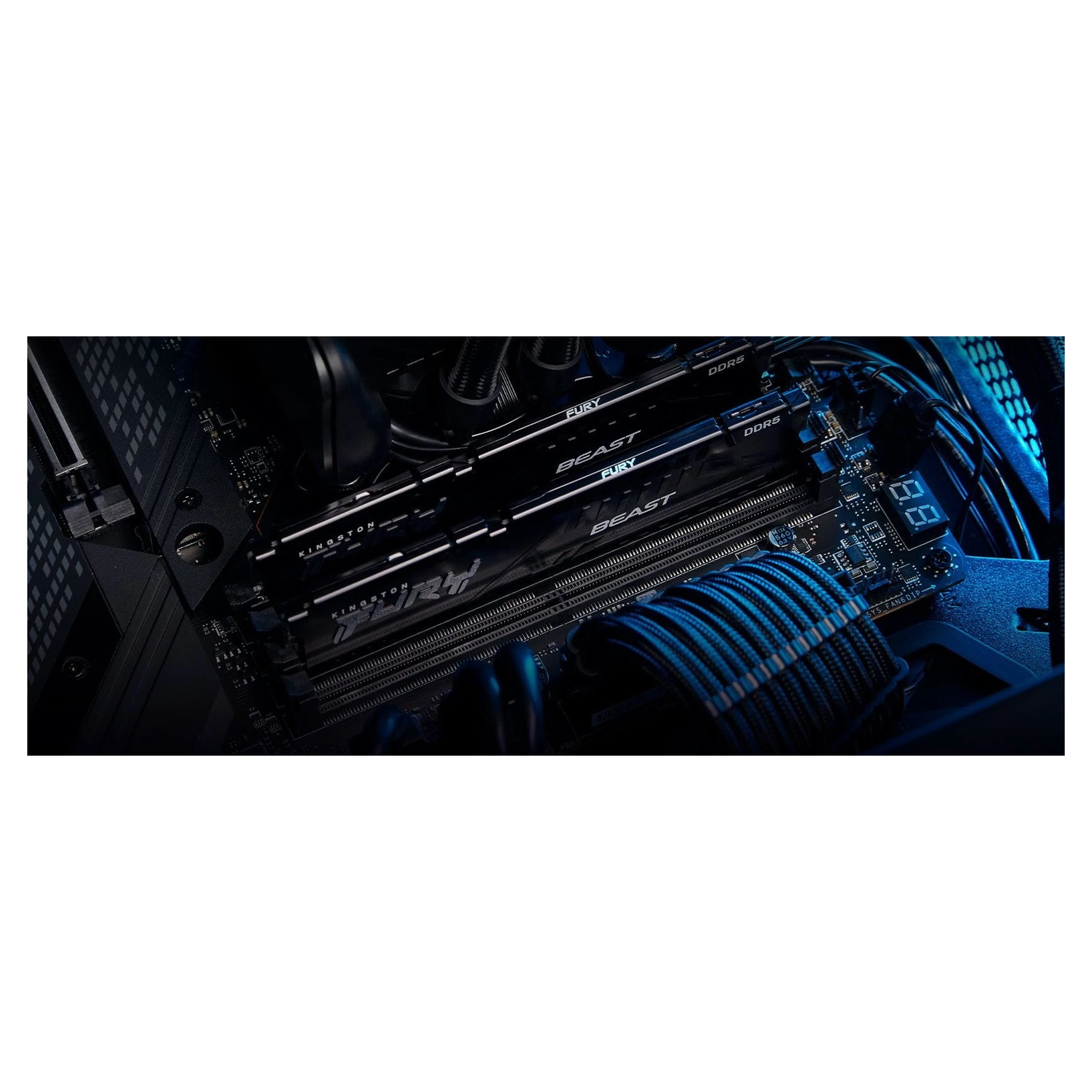 Купить Модуль памяти Kingston FURY Beast Black DDR5-6800 32GB (2x16GB) (KF568C34BBK2-32) - фото 6