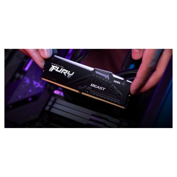 Купить Модуль памяти Kingston FURY Beast Black RGB DDR5-6800 32GB (2x16GB) (KF568C34BBAK2-32) - фото 5