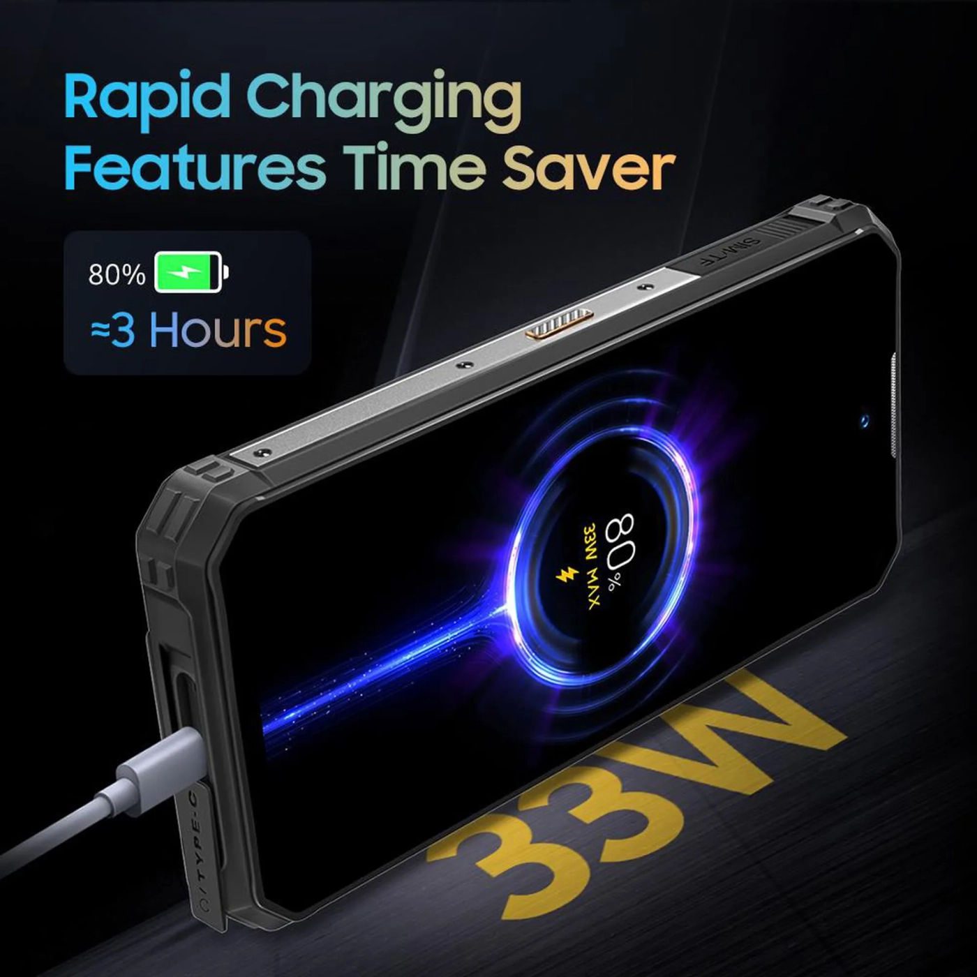Купити Смартфон Oukitel WP19 Pro 8/256GB Black (6931940735711) - фото 10