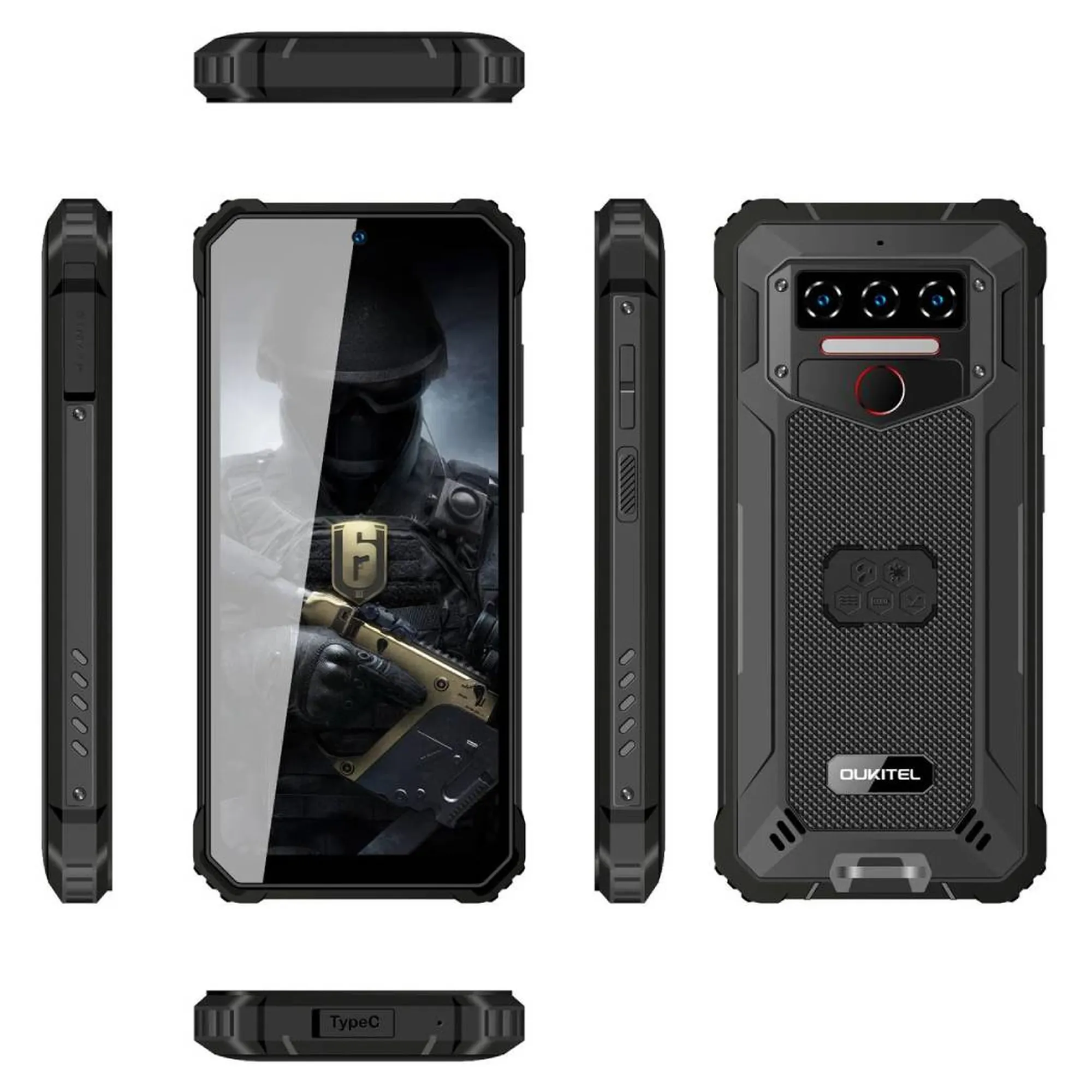 Купити Смартфон Oukitel WP23 4/64GB Black (6931940722025) - фото 8